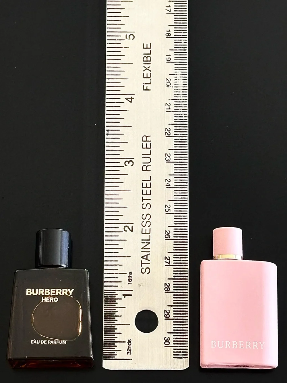 Burberry Hero and Her Miniature Fragrance Set with Drawstring Bag